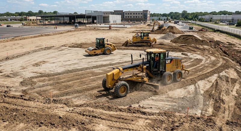 Parking Lot Excavation in Davis County, UT